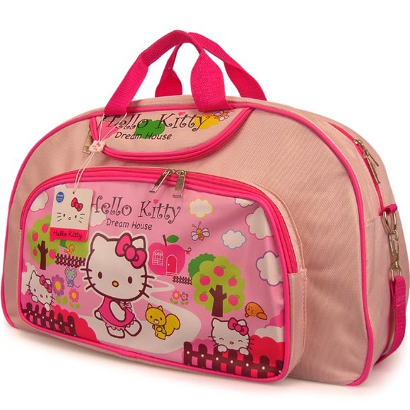 Hello Kitty Pink Travel Bag-Brand New- Great Gift - Picture 1 of 6